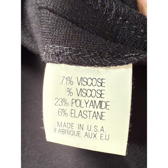 Theory purple/black color block Bodycon dress stretch - size 6. OD4 - Picture 5 of 6